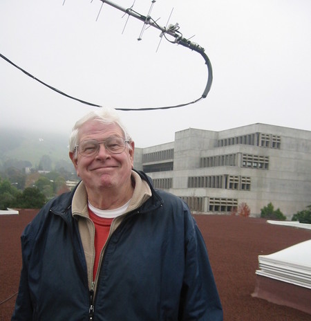 Cliff Buttschardt K7RR on the PolySat roof