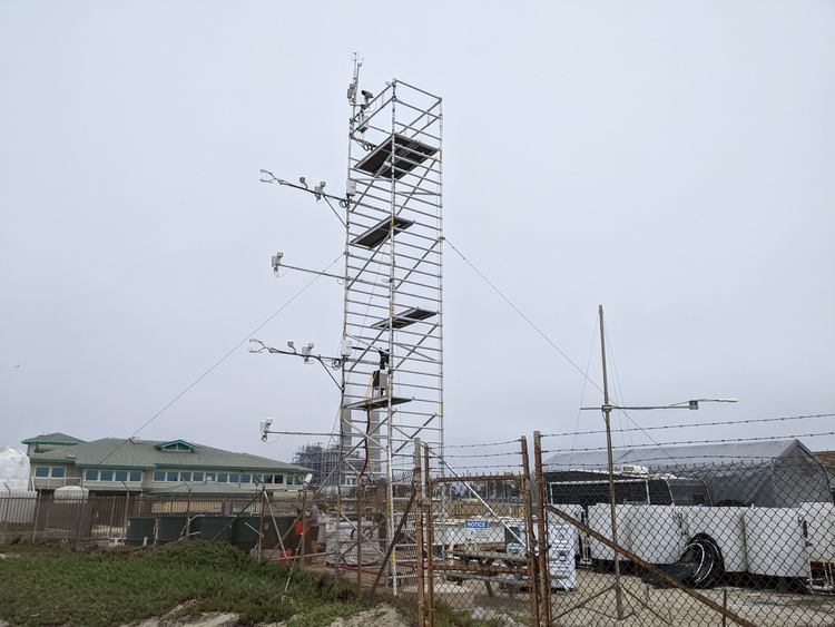 SJSU tower in Moss Landing