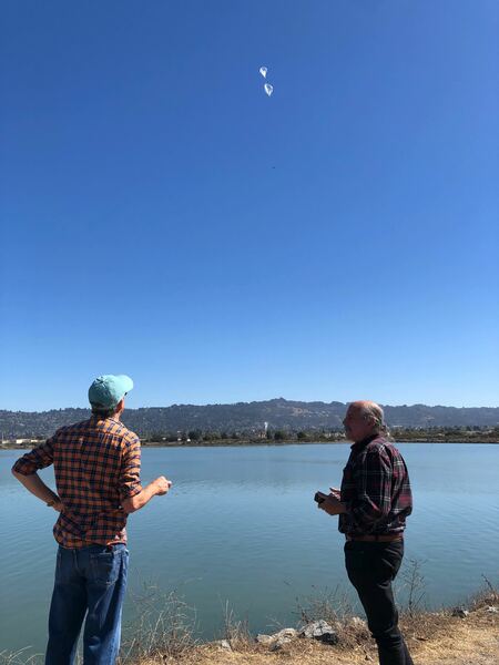 K6RGG-11 picoballoon launch