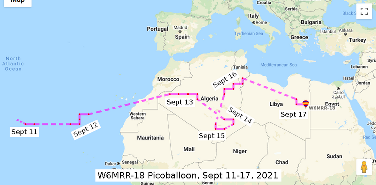 aprs.fi map overview