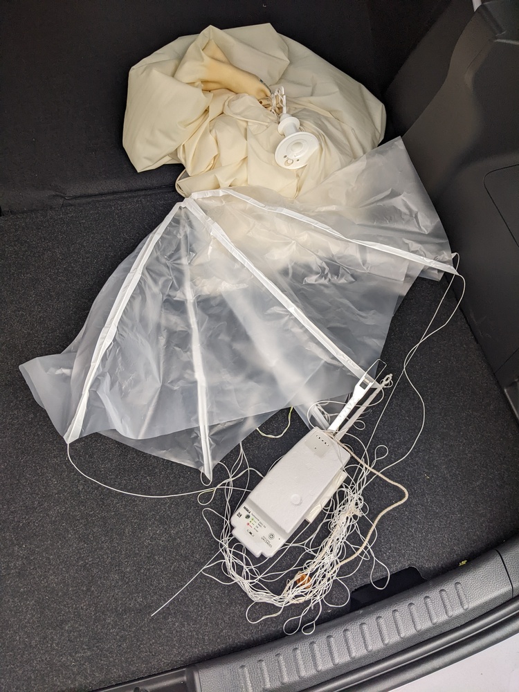 Sapporo radiosonde U4154055 after recovery