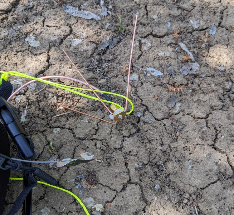 Meshtastic antenna after landing